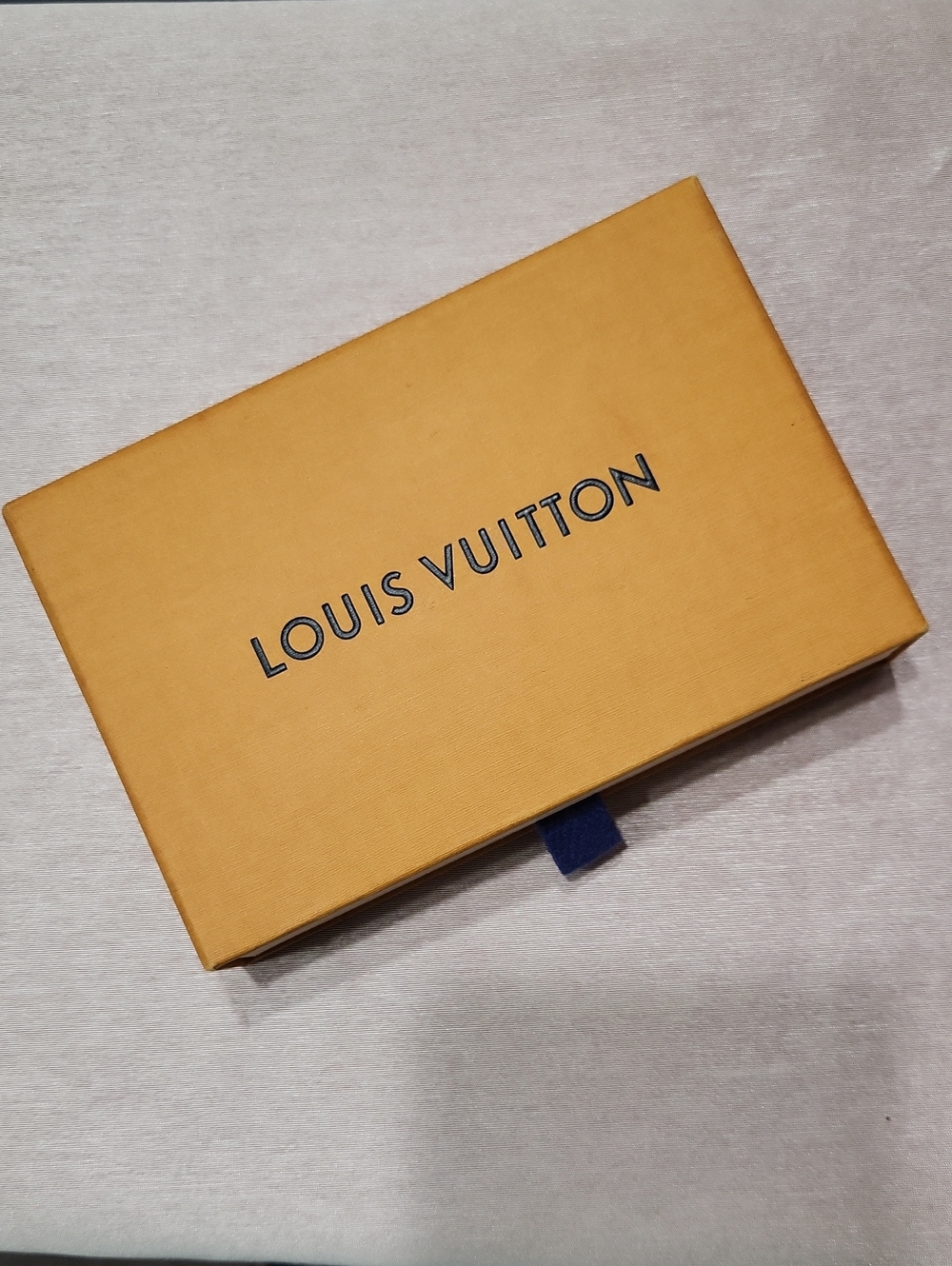 Louis Vuitton Yellow Box with Navy Logo